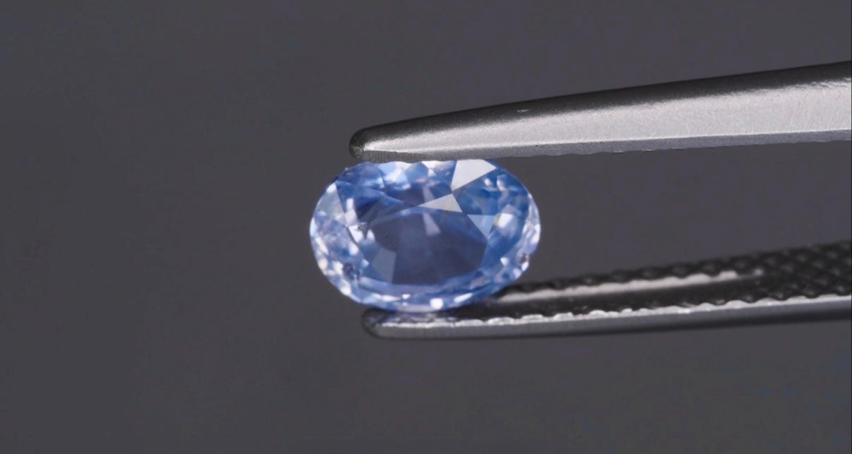 Saphir bleu naturel 1 ct